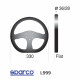 Volanty 3 ramenný sportovní volant Sparco L999, 330mm, alcantara, bez odsazení, černá/žlutá/šedá | race-shop.cz