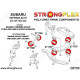 Strongflex Polyuretanové silentbloky sada silentbloků - Strongflex uložení motoru - podélný držák | race-shop.cz
