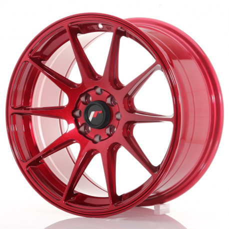 Hliníkové disky Japan Racing JR11 17x8,25 ET35 4x100/114,3 Platinum Red | race-shop.cz