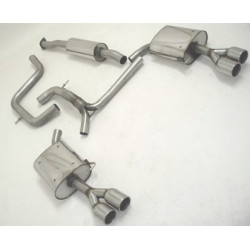 70mm Duplex Výfuk Ford Mondeo (BA7) - s certifikátem ECE (881227TD-X)