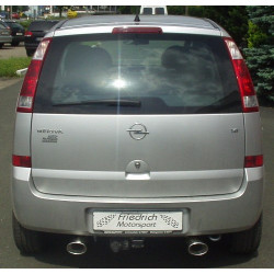 Gr.A Duplex Výfuk Opel Meriva - s certifikátem ECE (961172D-X)