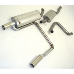 Gr.A Duplex Výfuk Ford Escort - s certifikátem ECE (961209D-X)