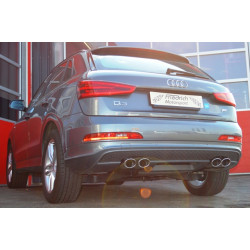 Duplex sportovní tlumič výfuku Audi Q3 8U FWD - s certifikátem ECE (971048AD-X)