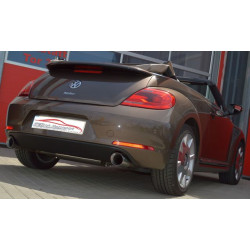Duplex sportovní tlumič výfuku (nerez) - s certifikátem ECE (971449D-X)