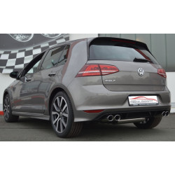 Duplex sportovní tlumič výfuku VW Golf VII - s certifikátem ECE (971450BD-X)