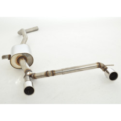 Duplex sportovní tlumič výfuku Renault Megane III Grandtour (Typ Z) inkl. GT - s certifikátem ECE (971912D-X)