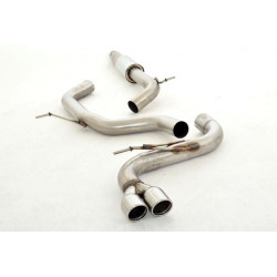 76mm Výfuk Audi A3 8V Sportback FWD - s certifikátem ECE (981053A-X3-X)