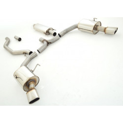 3"(76mm) Duplex Výfuk Opel Vectra C - s certifikátem ECE (991176-X3-X)