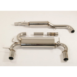 3"(76mm) Duplex Výfuk VW Golf IV - s certifikátem ECE (991428RD-X3-X)