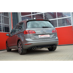 76mm Výfukový systém- Duplex VW Golf VII Sportsvan - s certifikátem ECE (991450A-X3-X)