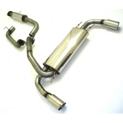 3"(76mm) Duplex Výfuk Mazda 3 MPS (BL) - s certifikátem ECE (992207T-X3-X)