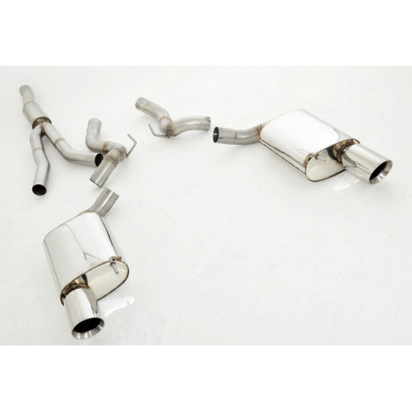 Výfukové systémy Friedrich Motorsport 70mm Výfukový systém- Duplex Ford Mustang Cabrio - s certifikátem ECE (881206ATD-X) | race-shop.cz