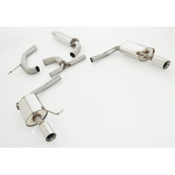 76mm Výfukový systém- Duplex VW Passat CC - s certifikátem ECE (991416C-X3-X)