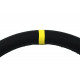 Volanty 3 ramenný sportovní volant Slide, 350mm, ekokůže, 90mm odsazení, černá/žlutá | race-shop.cz