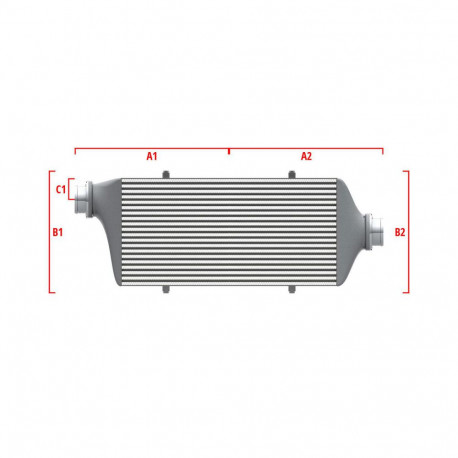 Na míru Performance intercooler Wagner na míru 600mm x 300mm x 90mm | race-shop.cz