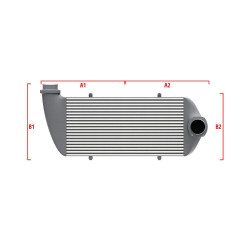 Competition intercooler Wagner na míru 500mm x 400mm x 100mm
