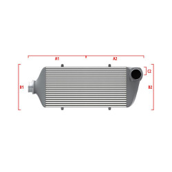 Competition intercooler Wagner na míru 600mm x 300mm x 90mm