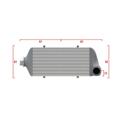 Performance intercooler Wagner na míru 600mm x 300mm x 90mm