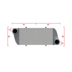 Competition intercooler Wagner na míru 600mm x 300mm x 90mm