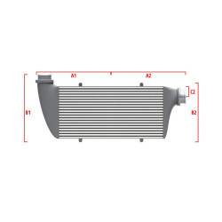 Performance intercooler Wagner na míru 700mm x 300mm x 90mm