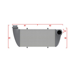 Performance intercooler Wagner na míru 700mm x 300mm x 90mm