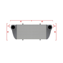 Competition intercooler Wagner na míru 700mm x 300mm x 90mm