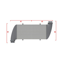 Performance intercooler Wagner na míru 500mm x 400mm x 100mm
