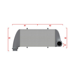 Performance intercooler Wagner na míru 500mm x 400mm x 100mm