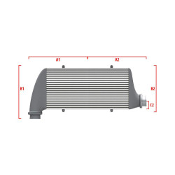 Performance intercooler Wagner na míru 500mm x 400mm x 100mm