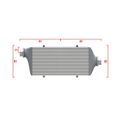 Competition intercooler Wagner na míru 550mm x 400mm x 100mm