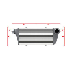 Performance intercooler Wagner na míru 550mm x 400mm x 100mm
