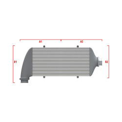 Performance intercooler Wagner na míru 550mm x 400mm x 100mm