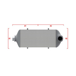 Performance intercooler Wagner na míru 550mm x 400mm x 100mm