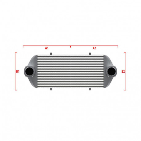 Na míru Competition intercooler Wagner na míru 550mm x 400mm x 100mm | race-shop.cz