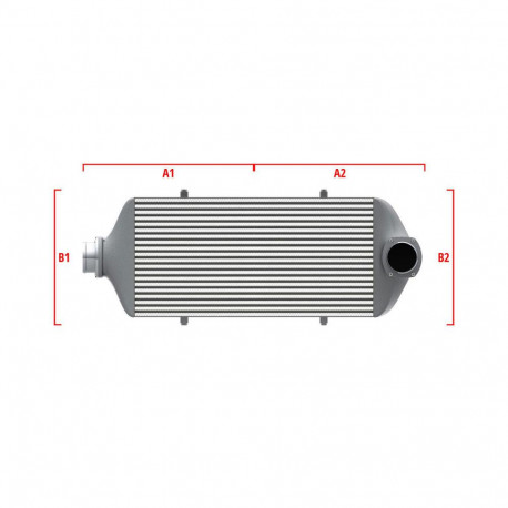 Na míru Performance intercooler Wagner na míru 500mm x 300mm x 90mm | race-shop.cz