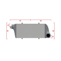 Competition intercooler Wagner na míru 600mm x 300mm x 90mm