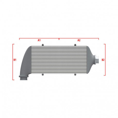 Na míru Performance intercooler Wagner na míru 600mm x 300mm x 90mm | race-shop.cz