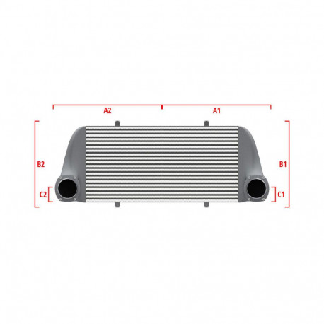 Na míru Performance intercooler Wagner na míru 600mm x 205mm x 80mm | race-shop.cz