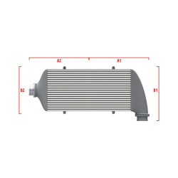 Competition intercooler Wagner na míru 600mm x 205mm x 80mm