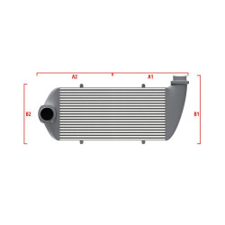 Performance intercooler Wagner na míru 700mm x 205mm x 80mm