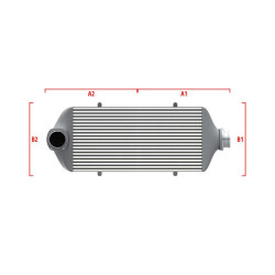 Competition intercooler Wagner na míru 500mm x 300mm x 90mm