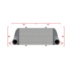 Performance intercooler Wagner na míru 600mm x 300mm x 90mm