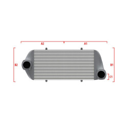 Competition intercooler Wagner na míru 700mm x 300mm x 90mm