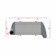 Na míru Competition intercooler Wagner na míru 500mm x 400mm x 100mm | race-shop.cz