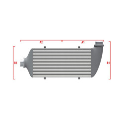 Competition intercooler Wagner na míru 500mm x 400mm x 100mm