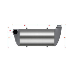 Performance intercooler Wagner na míru 600mm x 300mm x 90mm