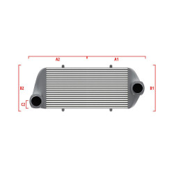 Performance intercooler Wagner na míru 600mm x 300mm x 90mm
