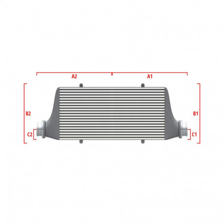 Na míru Performance intercooler Wagner na míru 700mm x 300mm x 90mm | race-shop.cz