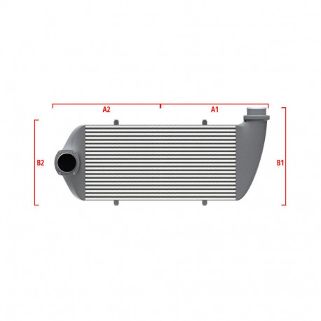 Na míru Performance intercooler Wagner na míru 600mm x 300mm x 90mm | race-shop.cz