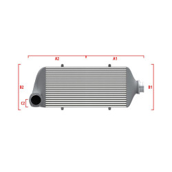 Performance intercooler Wagner na míru 600mm x 300mm x 90mm